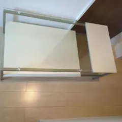 式ガラスセンターテーブル　ローテーブル