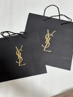 YSL 黒 ショッパー 2枚セット