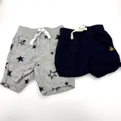 babygap ショートパンツ　ハーフパンツ　星　ネイビー