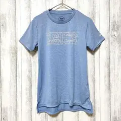 asics アシックス (S)　ロゴプリント Tシャツ　レディースのサムネイル