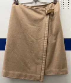 HERMES マルジェラ期　キャメル 巻きスカート HERMES Margiela 