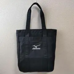 MIZUNO　大容量　トートバッグ　刺繍　黒のサムネイル