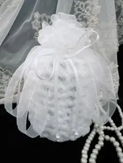 業界取扱商品メモリアル骨壷袋カバー パールでふんわり優しく包みこむような袋です