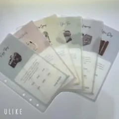A6 バインダーリフィル｜weekly 家計管理｜黒 ハート - メルカリ