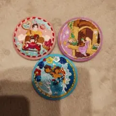 ディズニー刺繍ピンバッジ3個セット