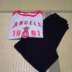 MLB ANGELS 長袖 パジャマ 上下セット 130cm