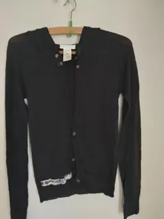 DIESEL薄手フードつきカーディガン