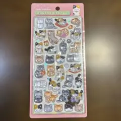 ボンボンドロップシール　『和柄・猫』