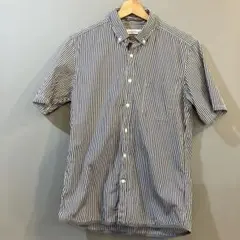 ユナイテッドアローズGREEN LABEL RELAXINGストライプ半袖シャツ