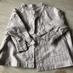 無印良品ボタン付きシャツ 80