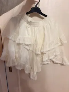 レイヤード フリルスカート(インパン付き)