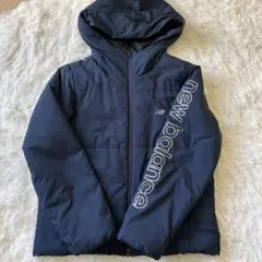 ニューバランス フード付 ダウンジャケット ネイビー