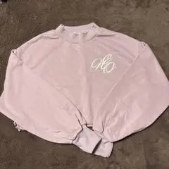 continuer de NICE CLAUP 薄紫色トレーナー　スウェット