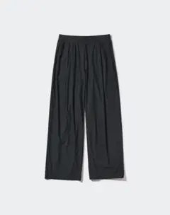 UNIQLO ウルトラストレッチエアリズムワイドパンツ　ブラック　Sサイズ