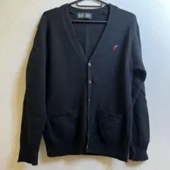 イーストボーイ　ウールカーディガン　ブラック　9号　女神ハート　赤　ピンク　上着