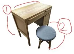 ②unico / ウニコ CLARUS-mini ドレッサー チェア