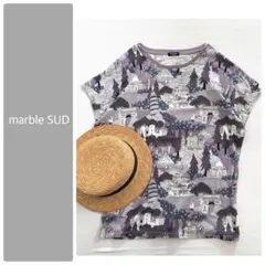marble SUD マーブルシュッド 世界遺産柄Tシャツ薄手柔らかのサムネイル