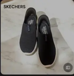 SKECHERS/ハンズフリースニーカーブラックsize23㎝/履きやすい箱あり