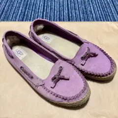 UGG ピンク スエード モカシン 23.5cm