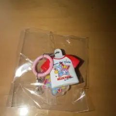 MezzoPiano メゾピアノ Tシャツ めじるし チャーム レッド×ホワイト