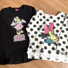 ミニーマウス♡ロンT 2枚セット　130㎝