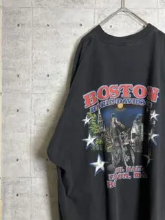 00s ヴィンテージ　ハーレーダビットソン　半袖Tシャツ　海外古着　ブラック