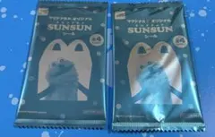 マクドナルド オリジナル PUPPET SUNSUN シール 2パックセット