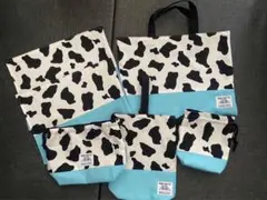 牛柄xブルー　入園入学オーダーページ