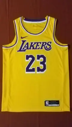 レイカーズ レブロン・ジェームズ 23番 M イエロー NIKE