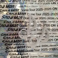 Snow Man Dome Tour 2025-2026 ON 銀テープ&音符