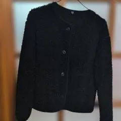 UNIQLO ブラック ボアジャケット M