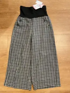 チェック柄 ワイドパンツ Mサイズ