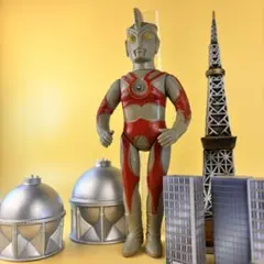 当時物 ブルマァク ウルトラマンエースA 面トレ マスク取れ ソフビ