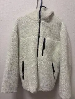 WEGO フリースジャケット S クリーム色