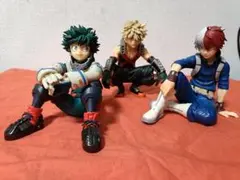 【僕のヒーローアカデミア】フィギュア　3点セット　緑谷出久・爆豪勝己・轟焦凍