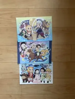 鬼滅の刃　ufotable cafe 七夕ポスカ2021,2022、お月見ポスカ