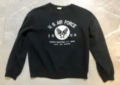 山屋産業株式会社 U.S.AIR FORCE トレーナー 黒 Mサイズ