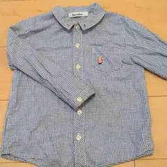 チェックシャツ　ファミリア　110