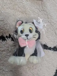 【ディズニーHappyくじ】B賞　フィガロ　ぬいぐるみチャーム