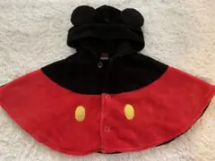 ミッキー 耳付きポンチョ