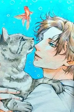 手描きイラスト　アナログイラスト　コピック　原画