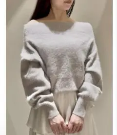スナイデル 25AW フォックスアルパカオフショルプルオーバー