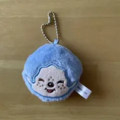 セキグチ モンチッチ ミラーチャームガチャガチャ　ブルー　青　もんちっちのサムネイル