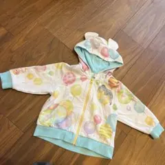 プーさん風船デザインフード付きトレーナー