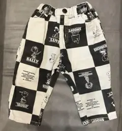 BREEZE PEANUTSコラボ スヌーピーペインターパンツ10分丈90サイズ