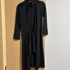 ロペピクニック 38 M相当 ロングカーディガン ワンピース 黒