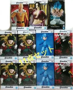 Grandistaフィギュア 緑谷出久 ロックマン オカルン ワンパンマン11点