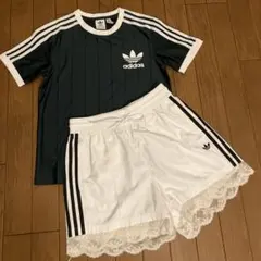 adidas アディダス レース トリム 3 ストライプ ショーツS