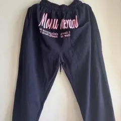 Monumental ロゴ スウェットパンツ ネイビー