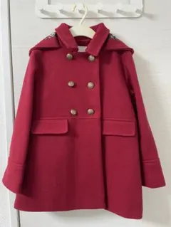 next ダブルブレストコート　Pコート　赤